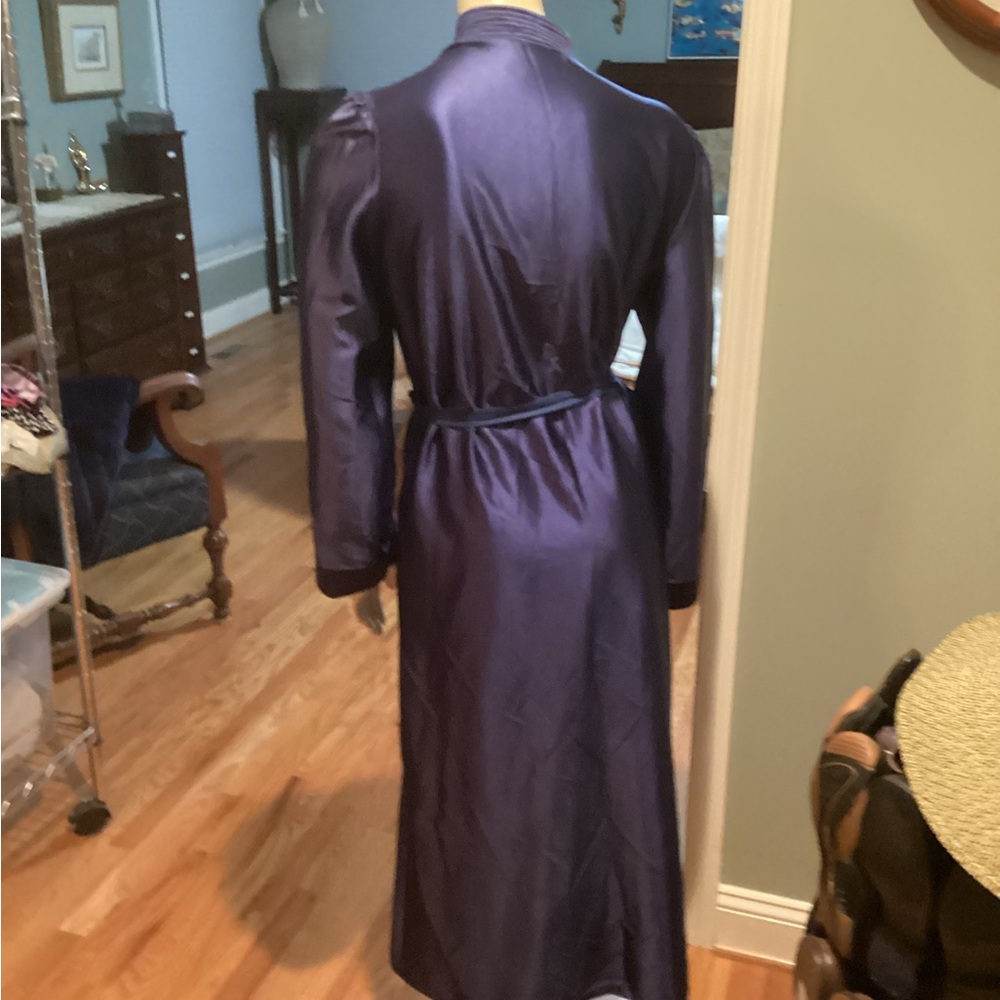 Navy Blue Robe - Picture 2 of 12